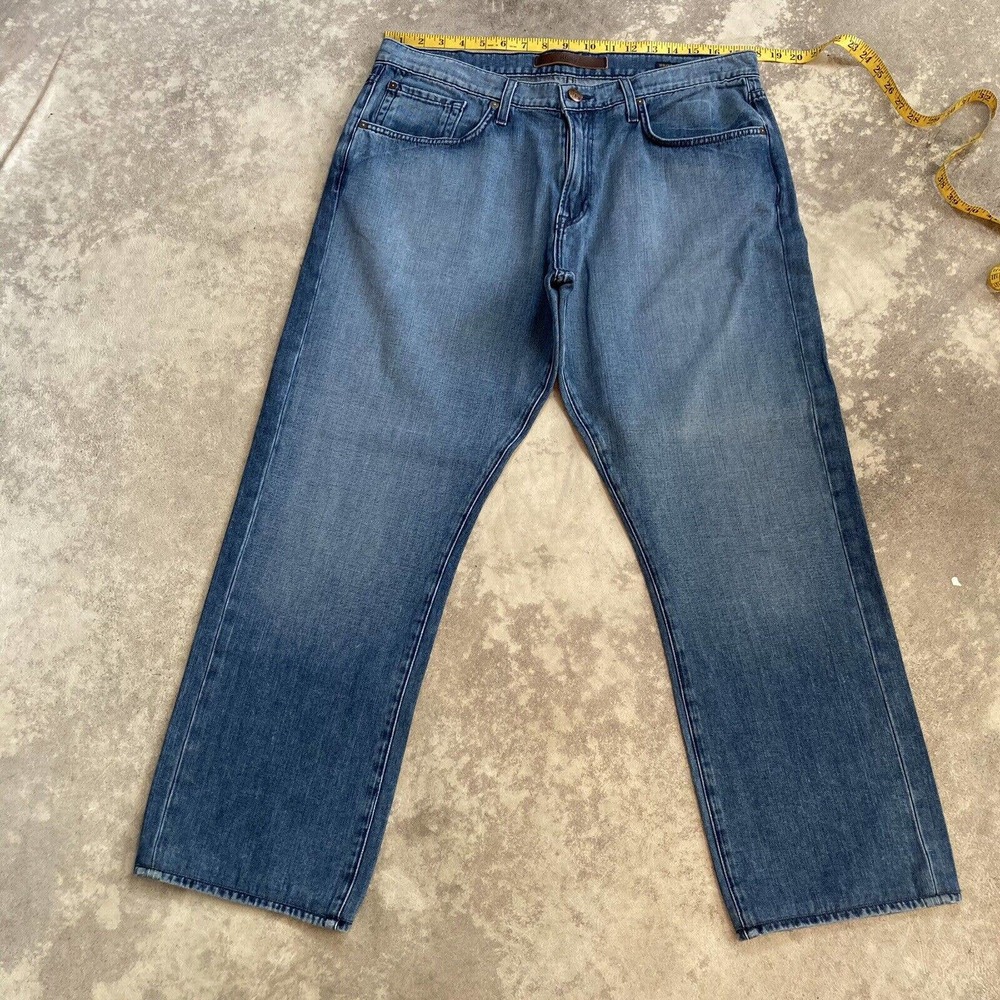 Agave Men's The Waterman Relaxed Straight Blue Denim Jeans Size 36 X 29